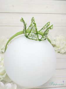 Корона с перли и кристали