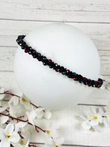 Диадема с кристали ръчна изработка