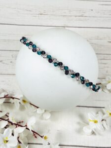 Ръчно изработена диадема с кристали
