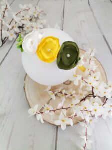 Ръчно изработена диадема с цветя