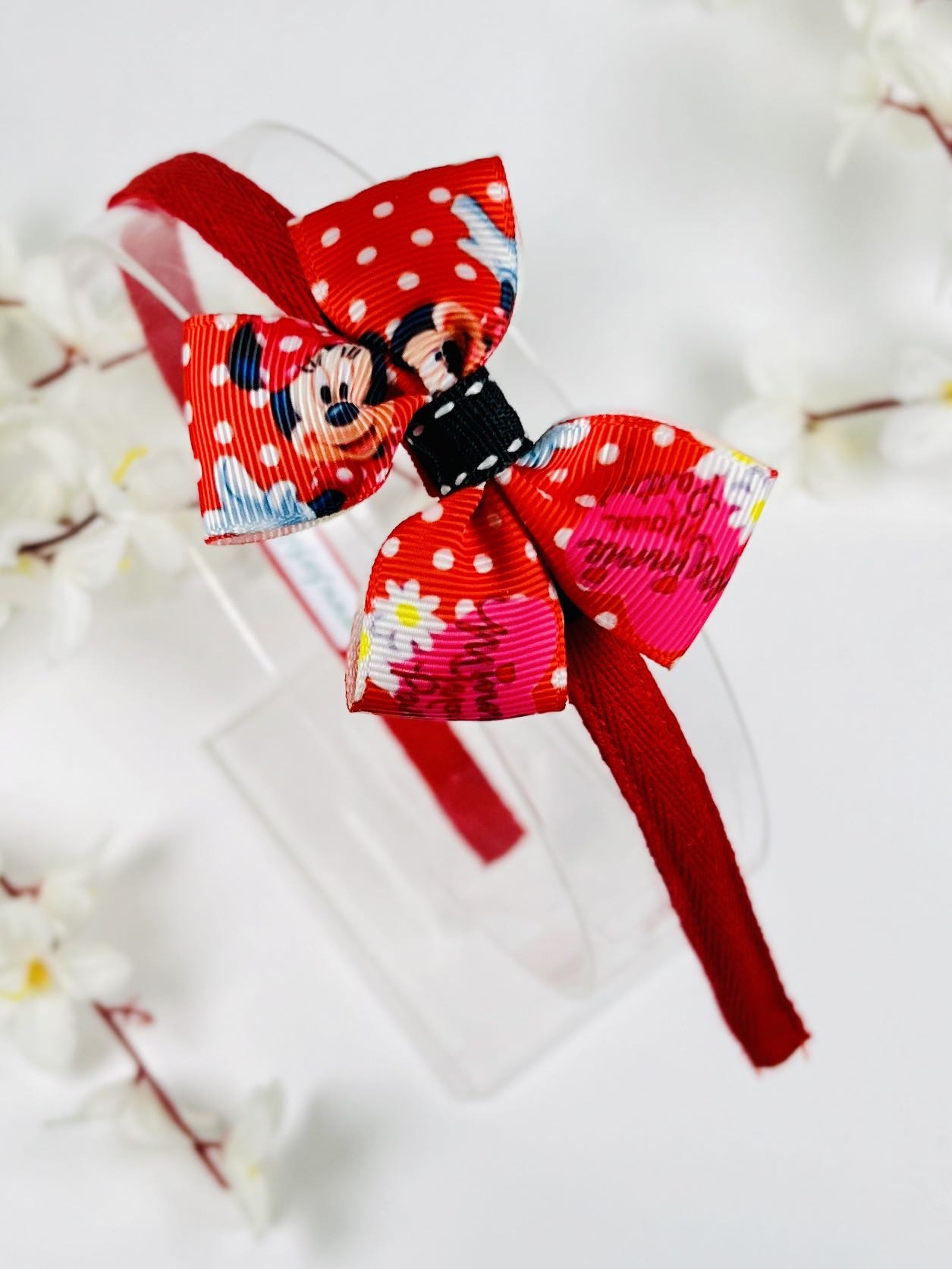 Диадема с фиба панделка Диадема с фиба панделка