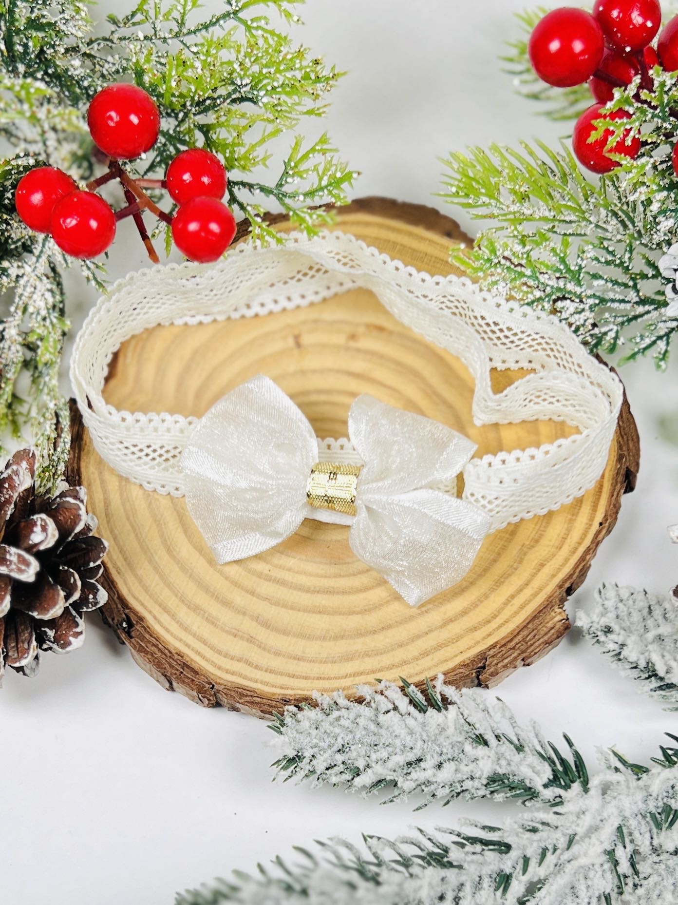 Коледна бебешка лента