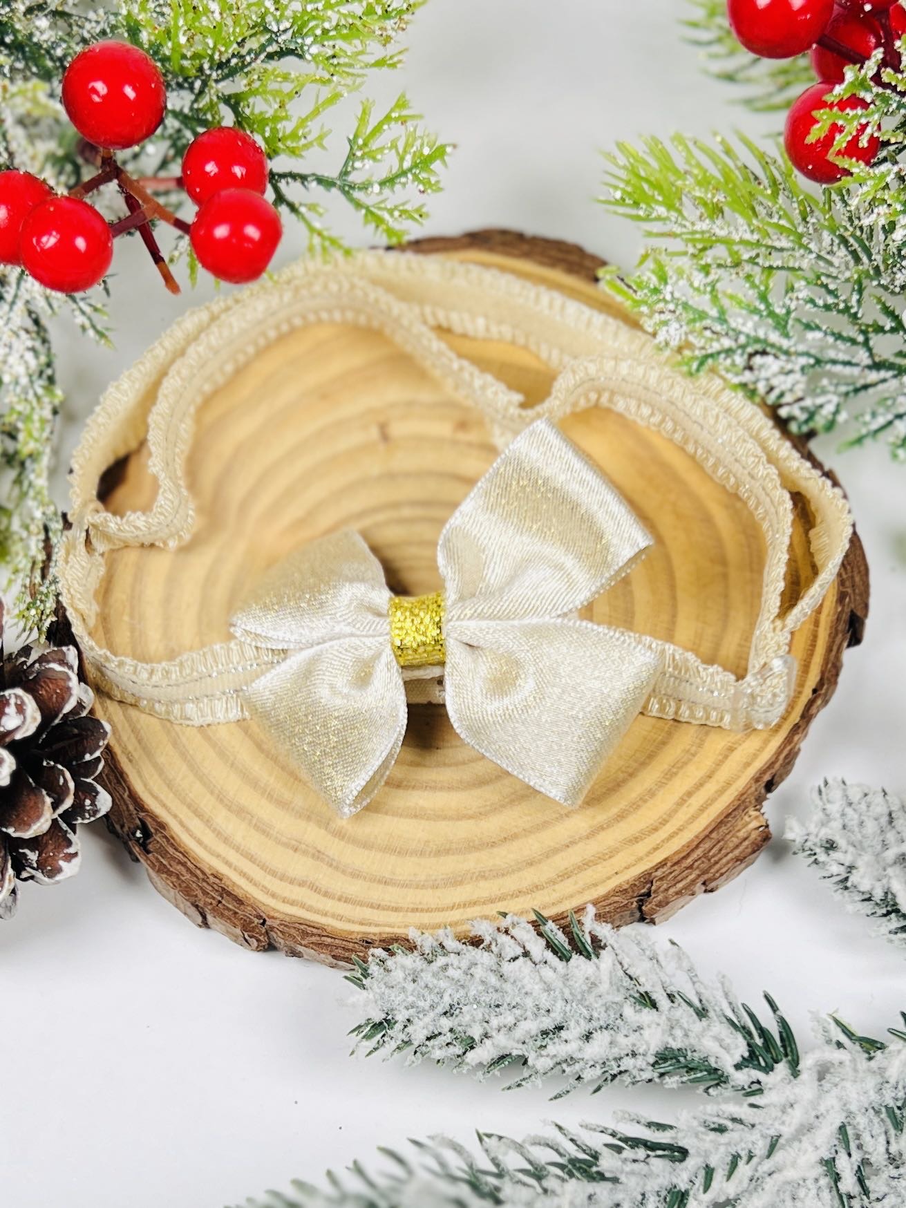 Коледна бебешка лента