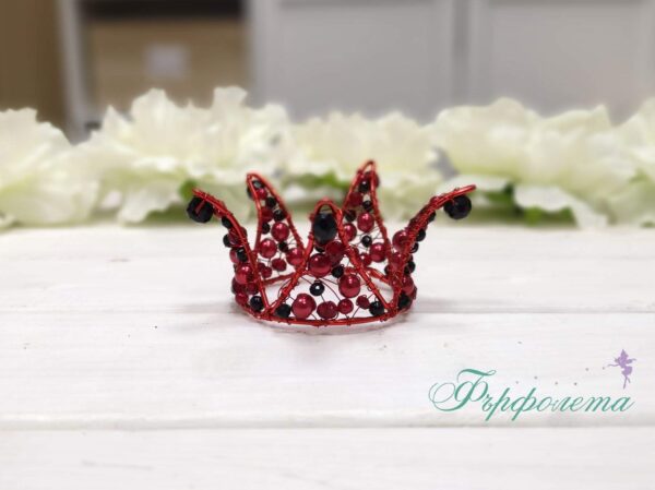 Корона с перли и кристали