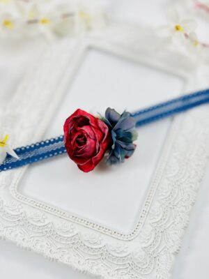 Бебешка лента с цвете