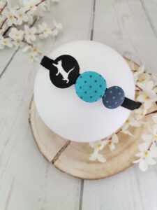 Аксесоар за коса с копчета