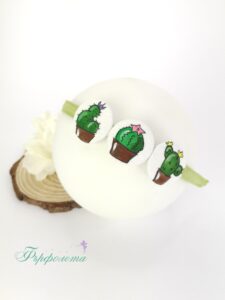 Аксесоар за коса с копчета