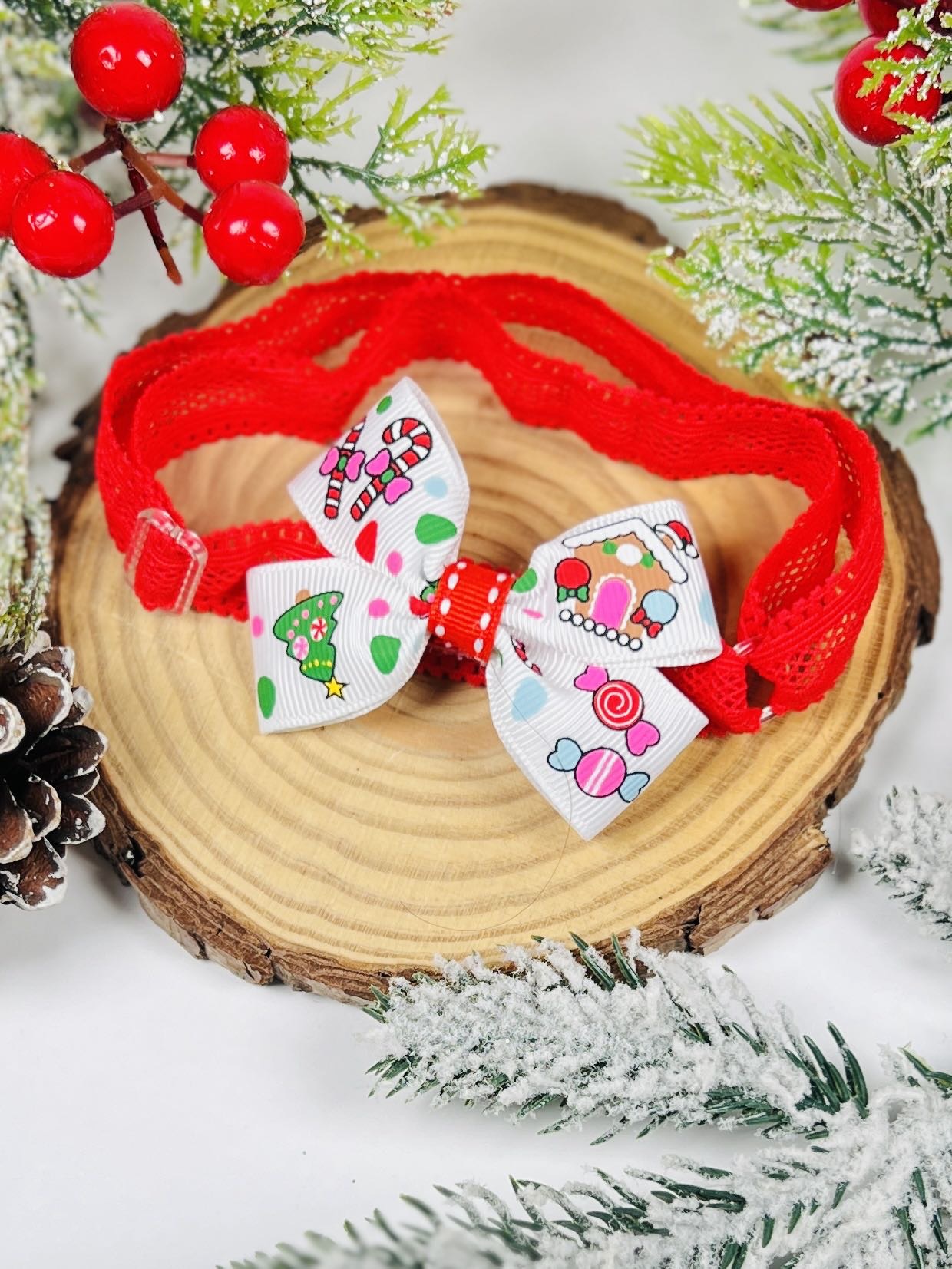 Коледна бебешка лента