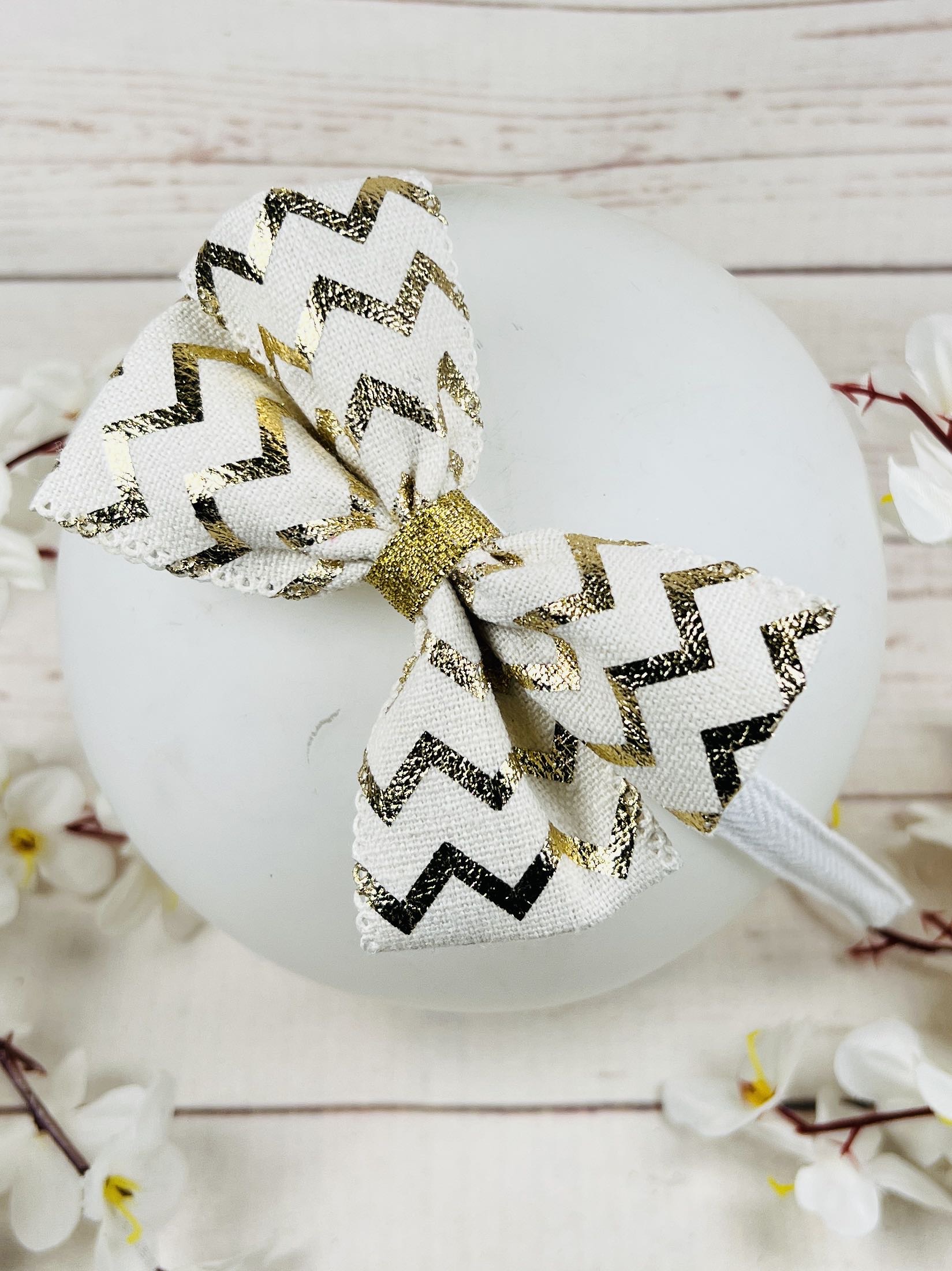 Диадема с панделка Диадема ръчна изработка