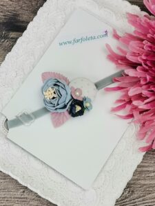Бебешка лента с цветя