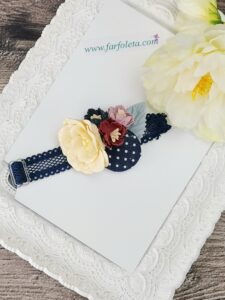 Бебешка лента с цветя