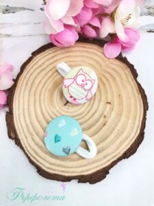 Комплект ластици с копчета