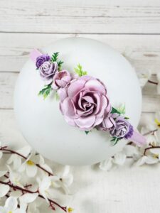 Ръчно изработена диадема с цветя