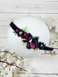 Ръчно изработена диадема с цветя