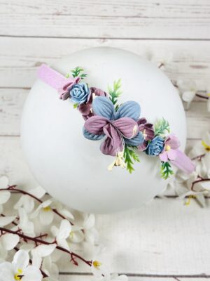 Ръчно изработена диадема с цветя