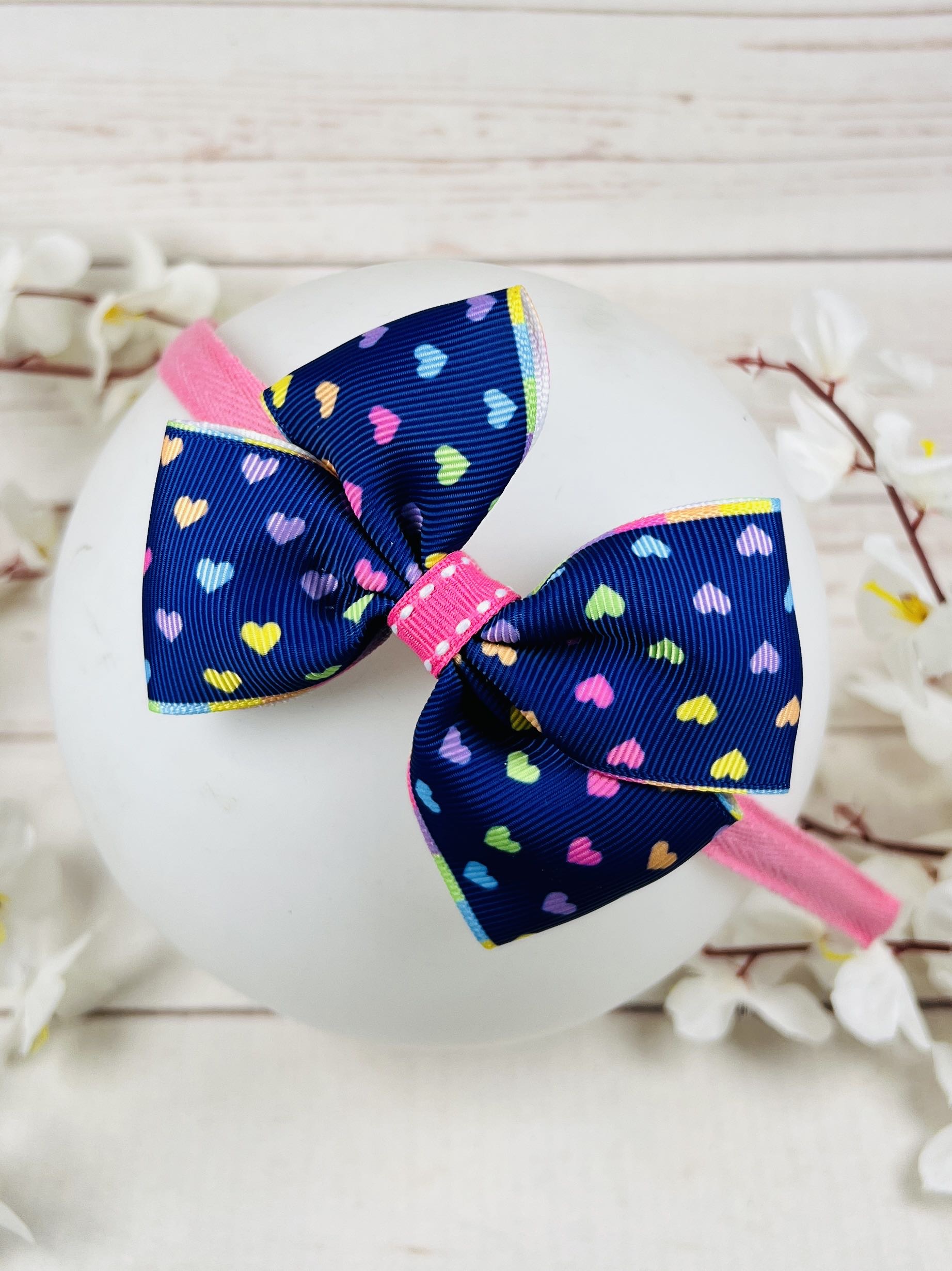 Диадема с голяма панделка Диадема с голяма панделка