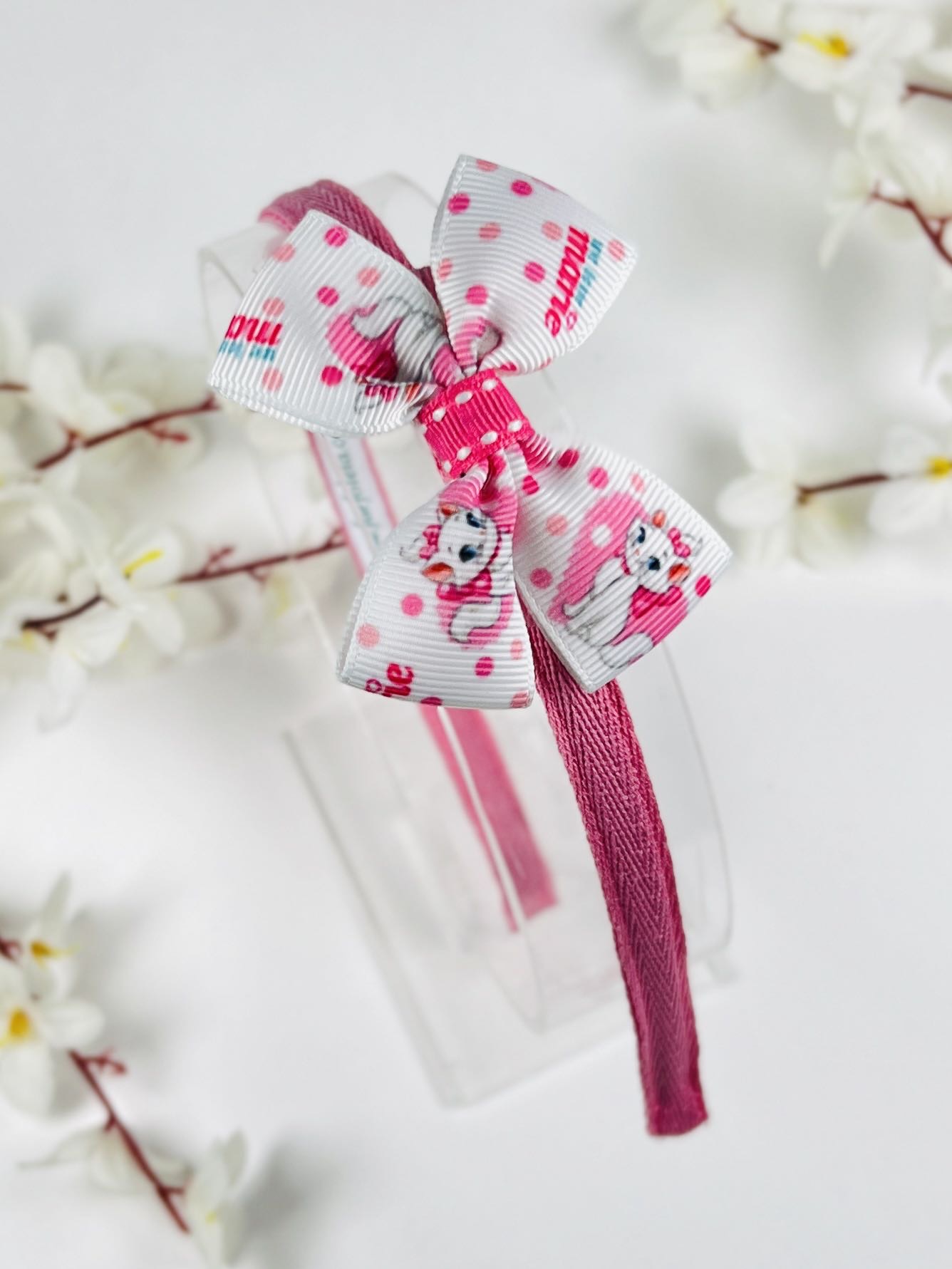 Диадема с малка панделка